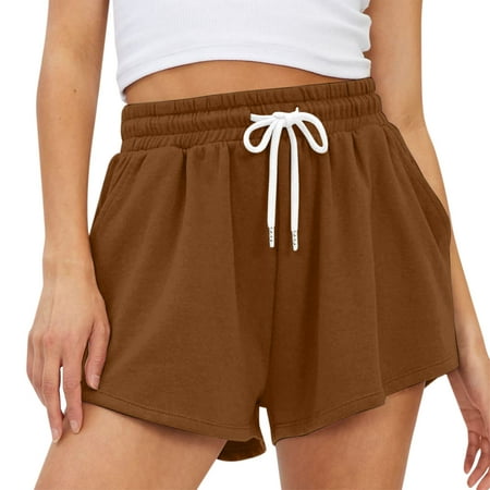 Workout Shorts for Womens Sweat Casual Summer Comfy Lounge