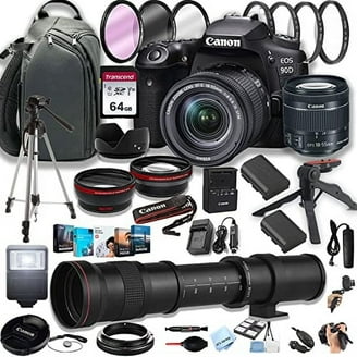 Canon EOS 80D DSLR Camera with 18-135mm Lens Basic Bundle