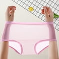 thumbnail image 2 of Transparent Panties for Women See Through Mesh Sheer Underwear Seamless Mid Rise Thin Briefs, 2 of 8