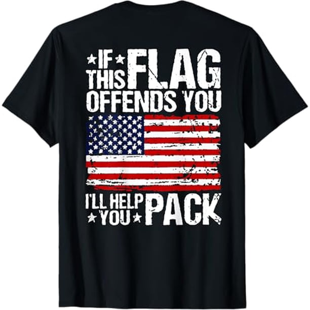 Sports T-shirt mens patriotic american flag t shirt graphic tee black shirt with soft breathable cotton crewneck casual shirt for gym casual attire patriotic american flag clothes