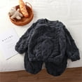 thumbnail image 3 of ZRBYWB Toddler Baby Girl Clothing 2 Piece Toddler Kids Boys Girls Winter Pyjama Set Warm Flannel Sleepwear Set Tops Pants Outfits Soft Pyjamas Outfits Fashion, 3 of 3