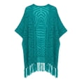 thumbnail image 4 of NordicNest Women's Open Front Knit Cover Up – Lightweight Beach Cover Ups for Women, Tassel Fringe Swimwear Sarong, 4 of 4