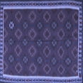 thumbnail image 1 of Ahgly Company Indoor Square Southwestern Blue Country Area Rugs, 5' Square, 1 of 4