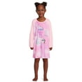 thumbnail image 2 of Wonder Nation Girls Long Sleeve Fleece Sleep Gown, Sizes 4-18 & Plus, 2 of 5