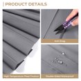 thumbnail image 4 of DONGPAI Door Curtains for Doorways, 55"x 78" Pleated Folding Doors Curtain Accordion Closet Curtain Vertical Privacy Drapes Shower Curtain for Living Room Bedroom, 1 Panel, Dark Gray, 4 of 8