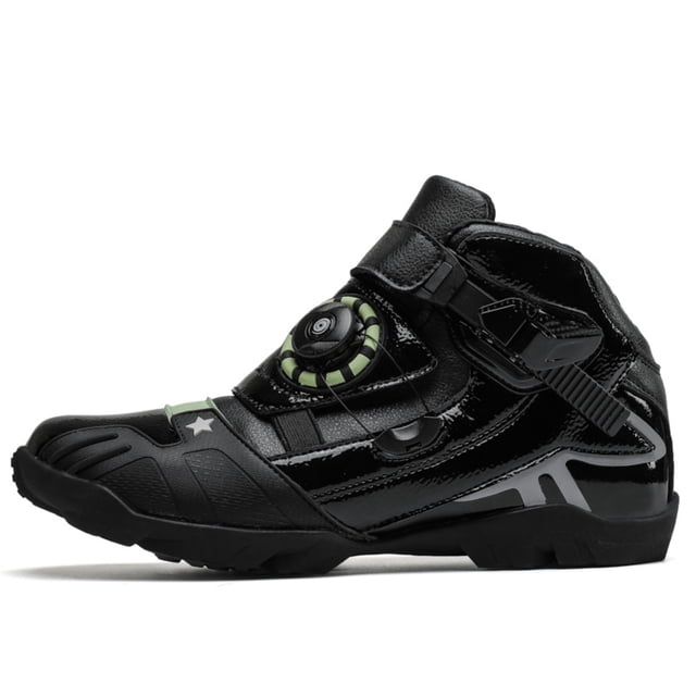 Botas de moto y zapatos de moto para todas las estaciones para hombre y mujer.,Verdes,48