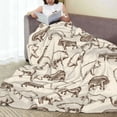 thumbnail image 6 of Zufioo Vintage Farm Pigs Fleece Blanket Queen Size,Plush Bed Blanket,Ultra Soft Throw Blanket,Plush Fuzzy Cozy Blanket Perfect for Bed,Couch-80"x60", 6 of 7