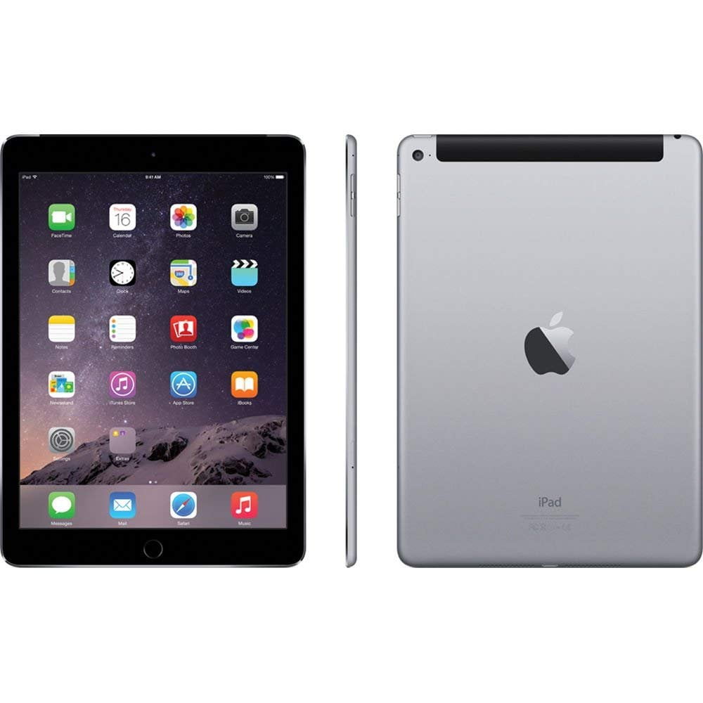 Apple, iPad Air 2, 32GB Space Gray WiFi Tablet Computer - Walmart.com