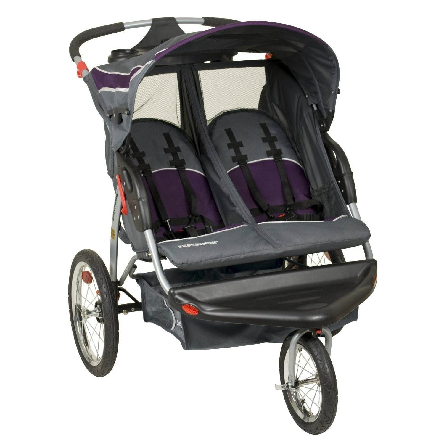 Poussette jogging double sale
