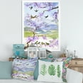 thumbnail image 3 of Designart 'Birds Sitting On Cherry Branch' Traditional Framed Art Print, 3 of 4