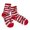 Red, variant on Arlun 1 Pair Womens Christmas Fuzzy Socks Cozy Soft Fluffy Funny Medium Tube Socks Cute X-Mas Printed Anti-Slip Bottom Santa Thick Winter Warm Tube Socks Green4 One Size