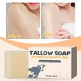 thumbnail image 5 of Hauiodp Beef Tallow Soap Bar Natural Grass Fed Tallow Soap Unscented Moisturizing Face Body Wash Great For Dry Itchy Sensitive Handcrafted Bath Soap 120g, 5 of 9