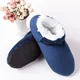 thumbnail image 1 of Pantuflas de casa para hombre, mullidas, cálidas, de invierno, de talla grande, antideslizantes, de felpa, suaves y cómodas, informales, para interior, planas y peludas, 1 of 6