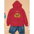 thumbnail image 3 of Happy Halloween Happy Pumpkin Hoodie Juniors -Image by Shutterstock,  x-Large, 3 of 4