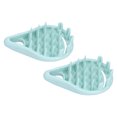 thumbnail image 1 of 2 paquetes de cepillos de champú para masaje del cuero cabelludo cerdas de silicona masajeadores cepillos manuales para el cuidado del cuero cabelludo herramientas para ANGGREK Otros, 1 of 8