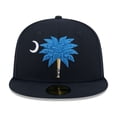 thumbnail image 2 of Men's-New Era  Navy Myrtle Beach Pelicans Theme Nights 59FIFTY Fitted Hat, 2 of 5