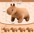thumbnail image 3 of Peluche SQEQE Capibara Mommy con 4 bebés, 3 of 6