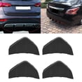 thumbnail image 4 of Rear Lower Bumper Lip Bumper Diffuser Fin Lower Splitter Wing Car Exterior Parts Universal Rear Spoiler  Fin Tail Lower Bumper Lip Diffuser Splitter With Buckle, 4 of 8