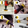 thumbnail image 3 of EIMELI 4Pcs/Set Furniture Car Interiors Dust Remover Power Drill Cleaning Scrub Brush, 3 of 7
