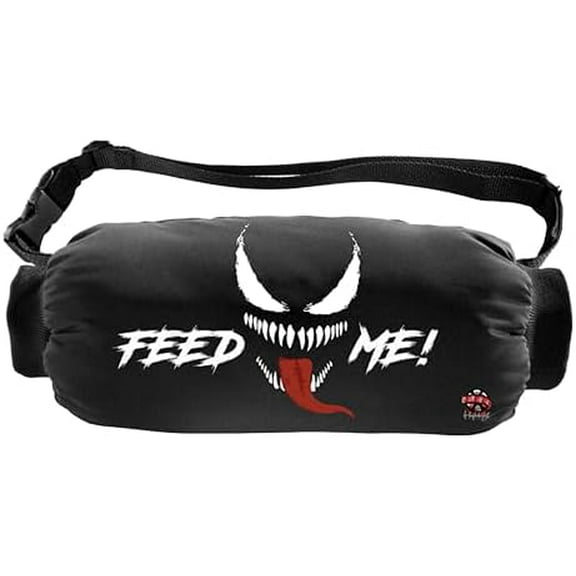 Feed Me Football Hand Warmer Pouch - Insulated Football Hand Muff with Secure Zipper Pocket & Adjustable Strap - Perfect for Football, Hiking, Camping & Outdoor Sports