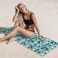 thumbnail image 6 of Uemuo Penguins Print Beach Towel for Women, Silver Fox Velvet Beach Towel, Quick-Dry Beach Towel,Pool Bath Beach Beach Towel Adult Blanket 27.5x55in, 6 of 6