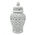 thumbnail image 2 of Red Lantern 18" Spiral Lattice Temple Jar - White, 2 of 8