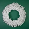 thumbnail image 6 of Northlight 24" Unlit White Canadian Pine Artificial Christmas Wreath, 6 of 8