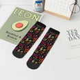 thumbnail image 7 of Pofeuu Music Notes Print 30cm Socks, Adult Running Hiking Socks for Youth and Adult, 7 of 7