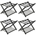 thumbnail image 1 of Costway Ensemble de 4 Valises Pliantes avec Tablette Valise de Voyage Support de Rangement pour Chaussures, 1 of 9