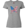 thumbnail image 3 of Inktastic Patriotic Butterfly Women's T-Shirt, 3 of 5