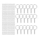 thumbnail image 2 of 200 Unids Llaveros Hugo Anillos de Salto con Cadena Eslabones Abiertos Manualidades DIY, 2 of 6