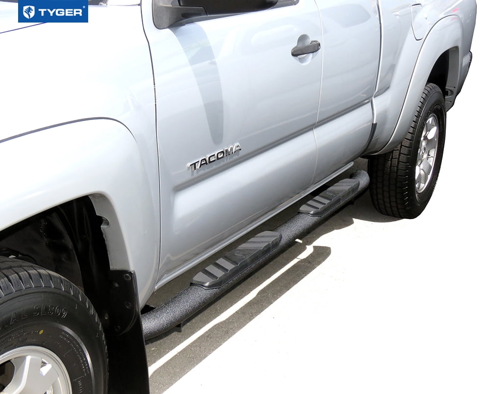 Tyger Auto 3.5" Rider Running Boards Compatible with 2005-2023 Toyota Tacoma | Access Cab | TG-SS2T35218 | Side Step Rail Nerf Bars