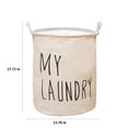 thumbnail image 3 of MERILER Large Laundry Basket with Handles Foldable Hampers for Laundry with Drawstring Dirty Clothes Hamper for Bedroom (1 Pack), 3 of 7