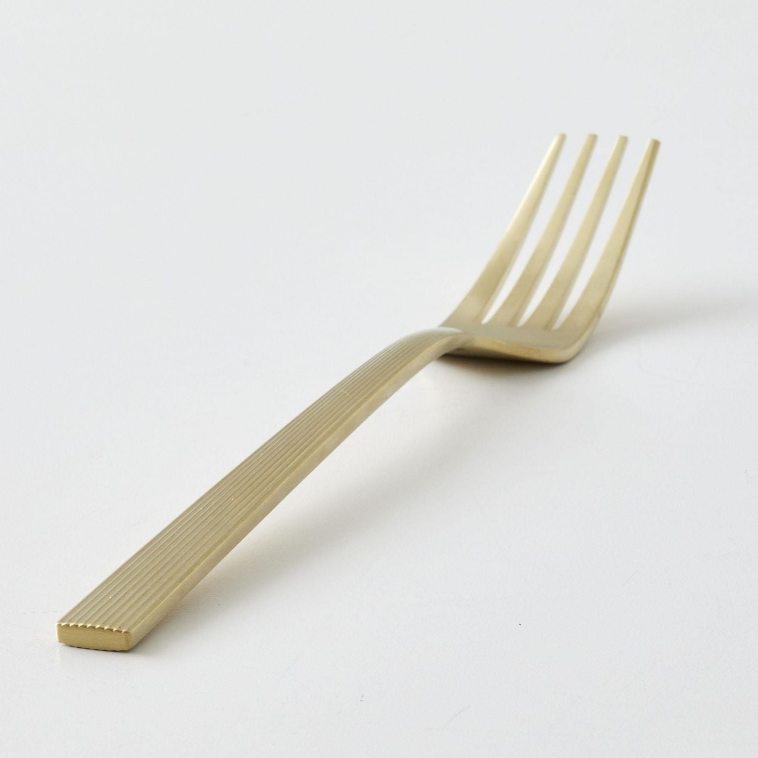 BHG RIVER GOLD SATIN DINNER FORK, Classic design and modern style