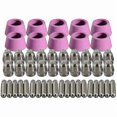 thumbnail image 1 of 50pcs Plasma Cutter Torch Consumables Electrode Nozzles Cups Kit for AG-60 SG-55 WSD-60 Fit CUT-60 LGK-60 Plasma Cutter, 1 of 5