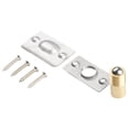 thumbnail image 6 of Stainless Steel Adjustable Ball Catch Door Latch Spring for Cabinet Closet Wooden Doors Invisible Top Bead Lock with Strike Plate Set Silver, 6 of 8
