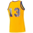 thumbnail image 3 of Men's Mitchell & Ness Wilt Chamberlain Gold San Francisco Warriors 1962/63 Hardwood Classics NBA 75th Anniversary, 3 of 3