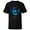 Black, variant on Avatar Na’vi in Pandora Jungle at Night with Logo - Short Sleeve T-Shirt for Kids - Customized-White