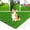4 Feet x 6 Feet, variant on Artificial Grass Rug Indoor Outdoor,  Grass Mat with Drainage Holes and Replacement Artificial Grass Turf,  Grass for Garden Lawn Landscape Balcony Decoration, 4  x 6