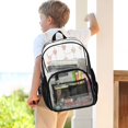 thumbnail image 7 of PVC Transparent Backpacks Clear Backpack for Travel and Outings Hearts and String Garland, 7 of 7
