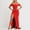 Red, variant on Elegant Formal Evening Gown Off Shoulder Backless Slit Long Dress With High Side Split Evening Gowns for Weddings Evening for Women Sequin Gown