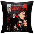 thumbnail image 1 of Housse de Coussin Décor Rites Sataniques de Dracula pour Canapé Chambre, 1 of 1