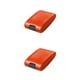 thumbnail image 3 of Matsuzay Tarjetero Cartera Bloqueo multifuncional Bolsa de dinero Interior corto Antirrobo Tarjeta de visita Monedero para hombres Mujeres Naranja 2piezas, 3 of 6