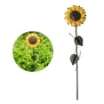 thumbnail image 2 of Estacas De Girasol Girasol Amarillo Decoración Al Aire Libre Simulación Jardín Girasol Hierro Flor Césped Estatua Escultura Para Jardín Patio Césped Patio Eigraketly HA013188-00, 2 of 7