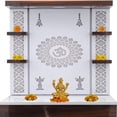 thumbnail image 5 of athizay Lord Shiva Brass Statue Meditation Posture Shiva Idol for Home Temple 7 cm Tall, 5 of 5