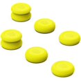 thumbnail image 1 of pares (6 piezas) - Juego de agarre para pulgar amarillo, tapa de joystick, tapa de palanca analógica para controlador Nintendo Switch Pro y controlador PS5 / PS4 / Slim/Pro, 1 of 5