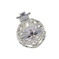 thumbnail image 1 of Beads Cage Charms Locket Pendant Settings for Memory Charms DIY Necklace Lotus, 1 of 9
