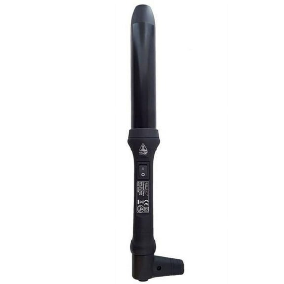 ISO Beauty ISOTB32MM-216-MB The Twister - 32mm Tourmaline-Infused Ceramic Pro Curling Wand w/ Cool Tip - Black