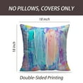 thumbnail image 2 of LALILO Throw Pillow Covers Acrylic Art Acrylic Canvas Color Cushion Cover 18" x 18", 4117 Pack, 2 of 6