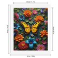 thumbnail image 2 of Paint By Numbers Kit for Adults Beginner - DIY Colorful Butterfly Garden Blooms Canvas Painting Kits for Adults, Frameless Paint By Number for Adults for Home Wall Decor 16x20 Inch, 2 of 7
